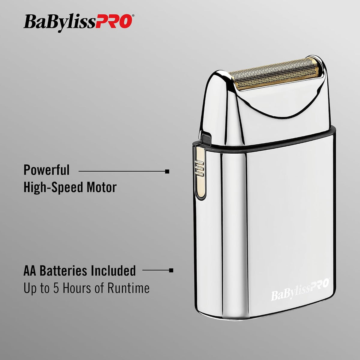 BaBylissPRO FOILFX01 Cordless Metal Single Foil Shaver