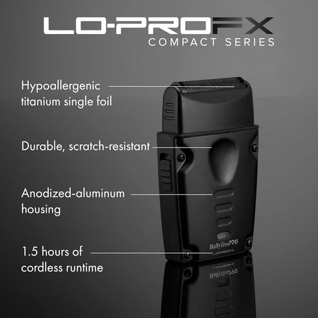 BaBylissPRO LO-PROFX Compact Series Trimmer & Shaver (Black)