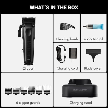 BaBylissPRO LO-PROFX Compact Clipper (Black)