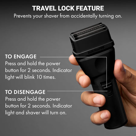 BaBylissPRO COREFX Double Foil Shaver (Black)