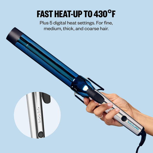 BaBylissPRO Nano Titanium 1 1/2" Extended Barrel Curling Iron