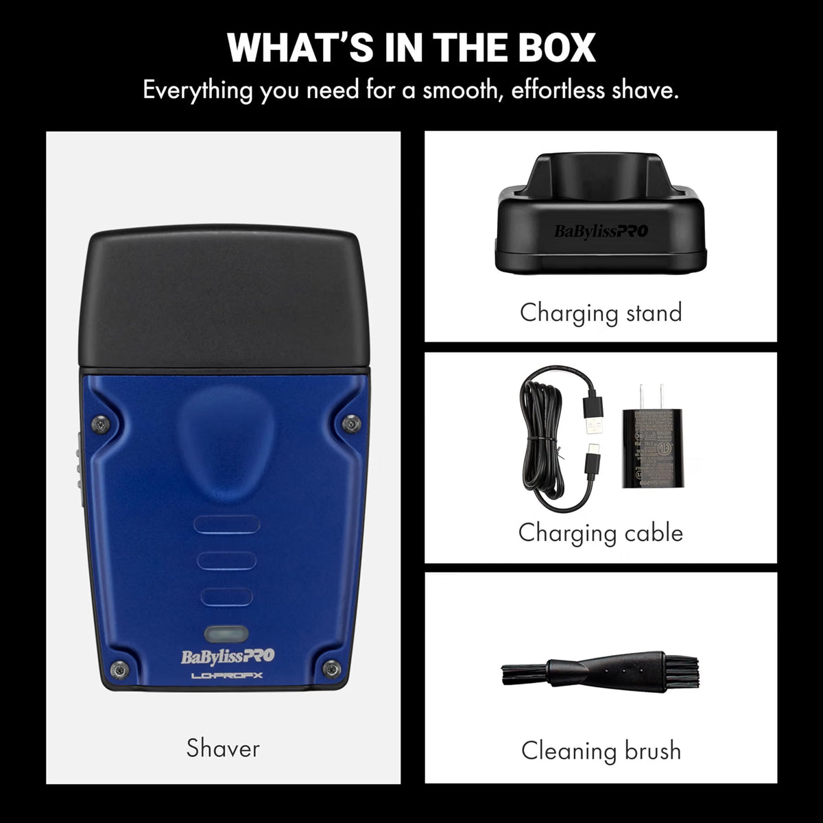 BaBylissPRO LO-PROFX Compact Series Single-Foil Shaver