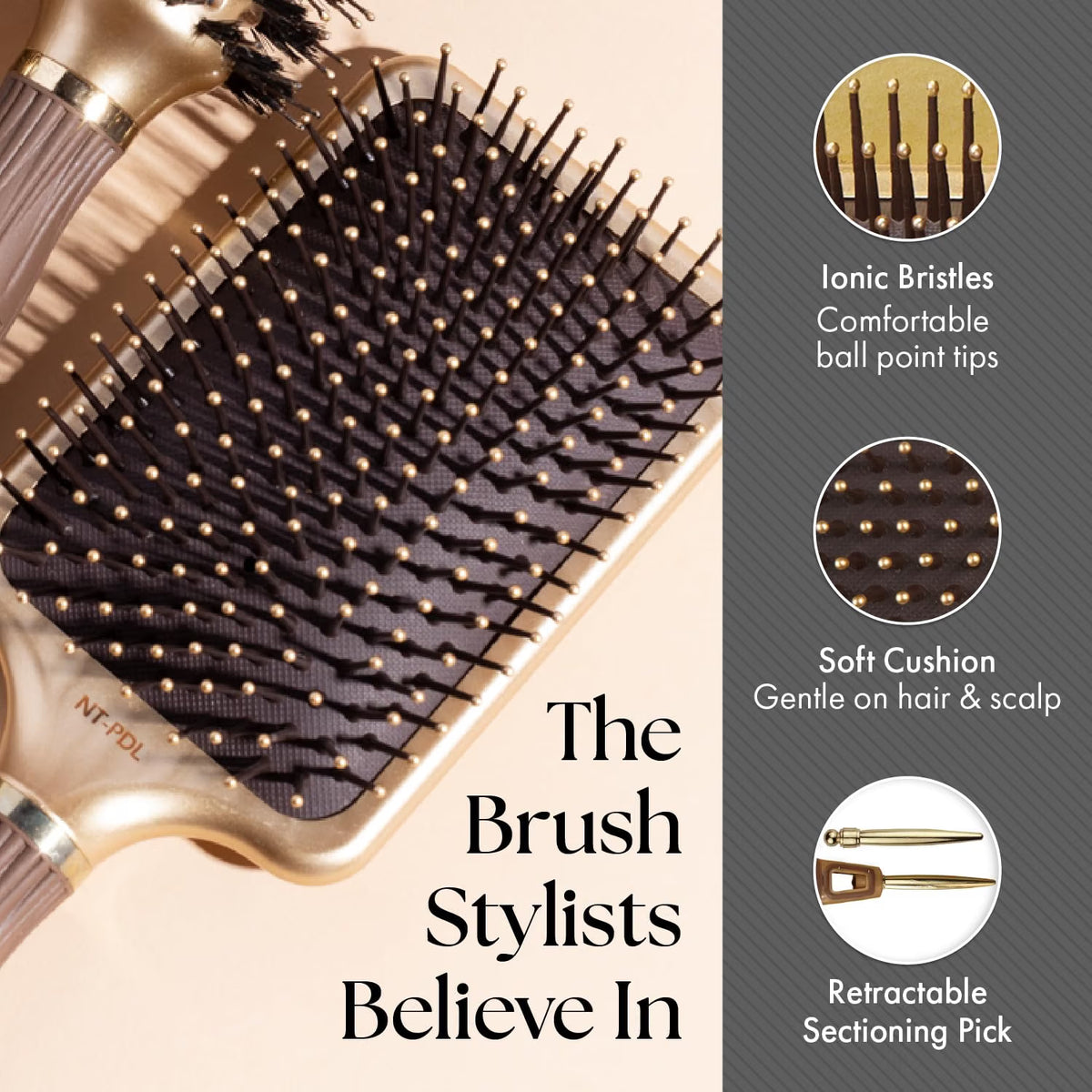 Olivia Garden NanoThermic Styler Paddle (NT-PDL)