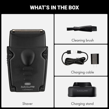 BaBylissPRO Compact LO-PROFX Shaver (Black)
