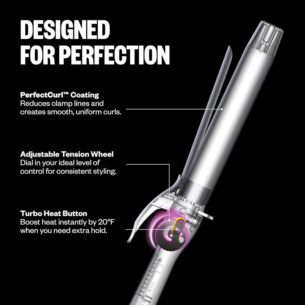 BaBylissPRO The PrecisionGrip 1 1/2" Curling Iron