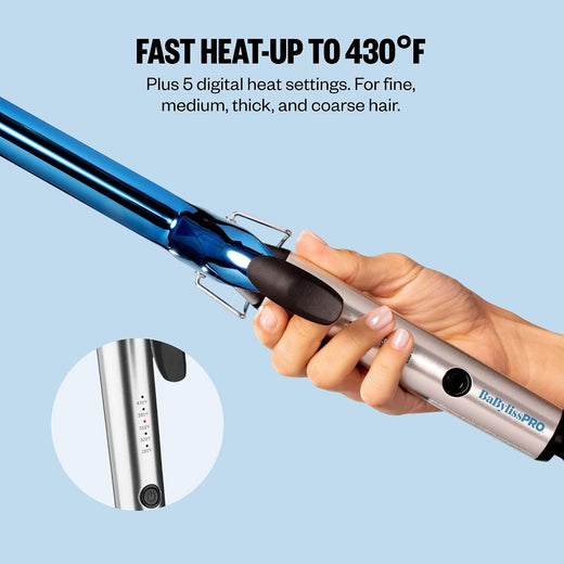 BaBylissPRO Nano Titanium 1" Extended Barrel Curling Iron