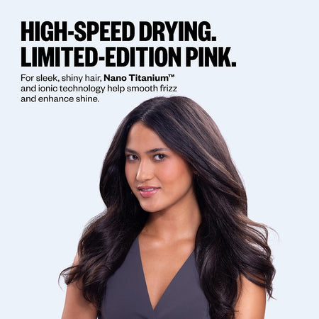 BaBylissPRO Nano Light High-Speed Ionic Dryer (Hot Pink)