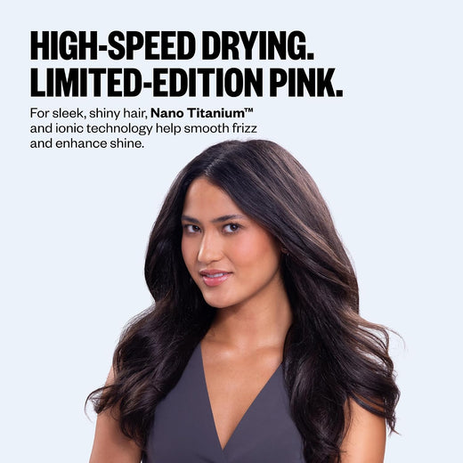 BaBylissPRO Nano Light High-Speed Ionic Dryer (Hot Pink)