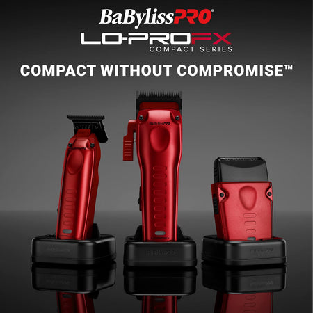 BaBylissPRO® Limited Edition LO-PROFX Compact Single-Foil Shaver (Red)