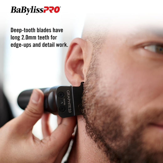BaBylissPRO Replacement Black Graphite Deep Tooth T-Blade