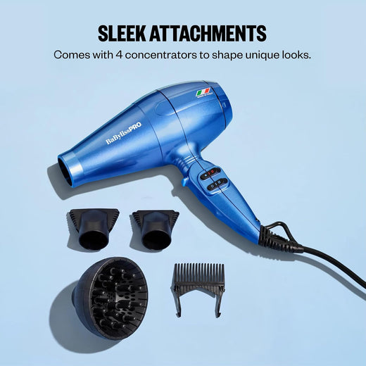 BaBylissPRO Nano Titanium Portofino Full-Size Dryer (Blue)