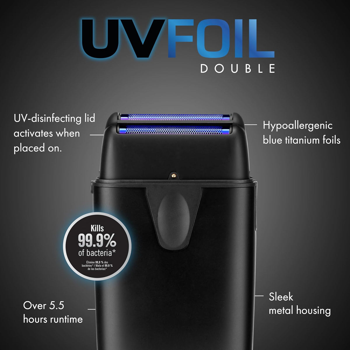 BaBylissPRO UVFOIL UV Double-Foil Shaver