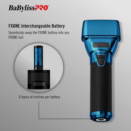BaBylissPRO® FXONE BlueFX Double Foil Shaver