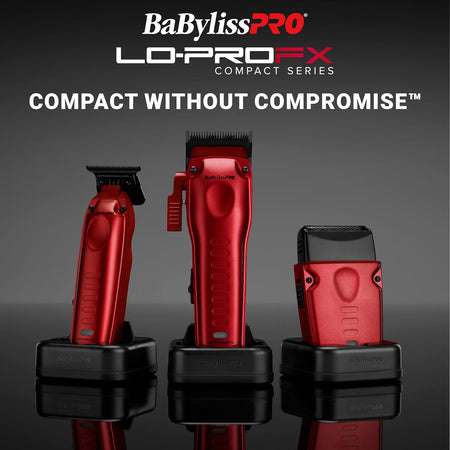 BaBylissPRO LO-PROFX Compact Clipper (Red)