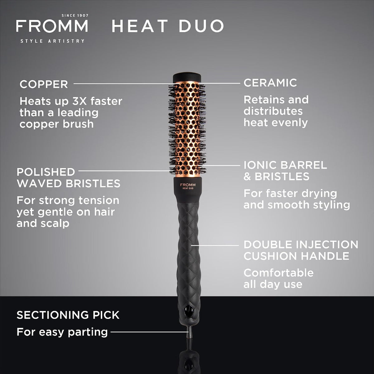 Fromm Heat Duo Copper Thermal Round 1" (#NBB018)