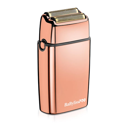 BaBylissPRO® FOILFX02™ Cord/Cordless Metal Double-Foil Shaver (Rose Gold)