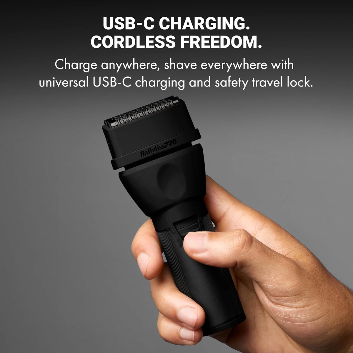 BaBylissPRO COREFX Double Foil Shaver (Black)