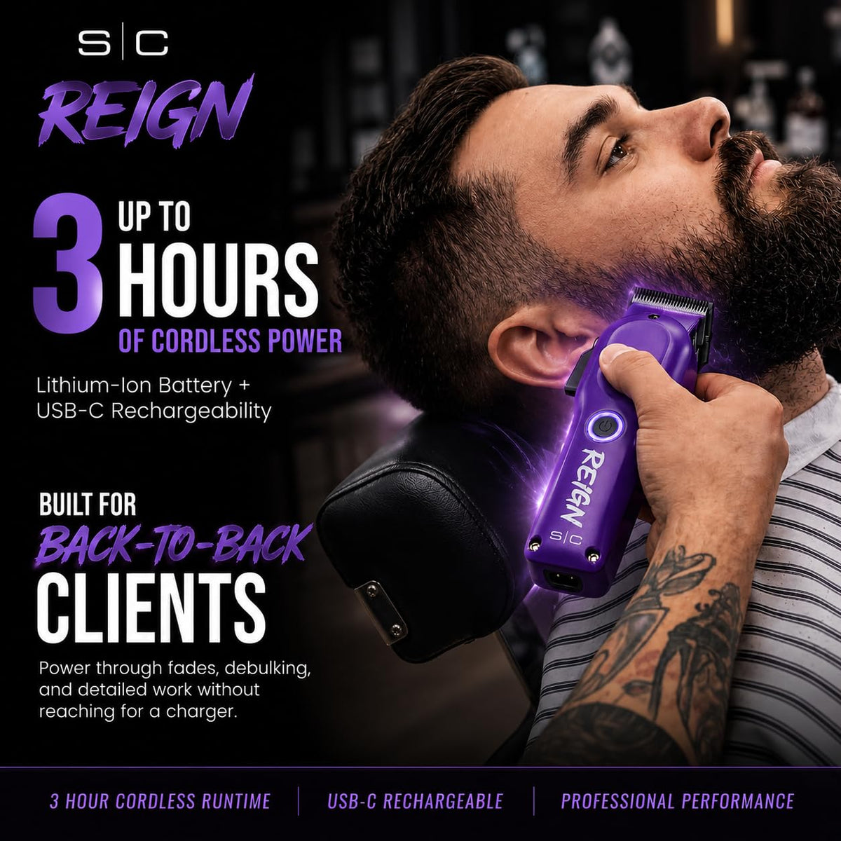 StyleCraft Reign Clipper (Purple)