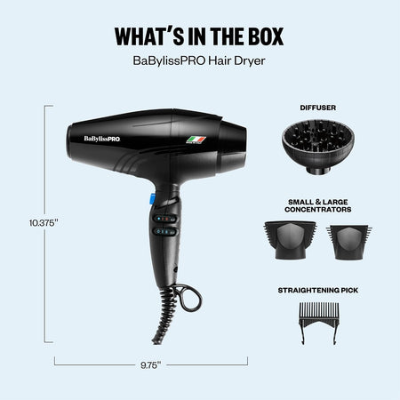 BaBylissPRO Rapido Dryer (Black)