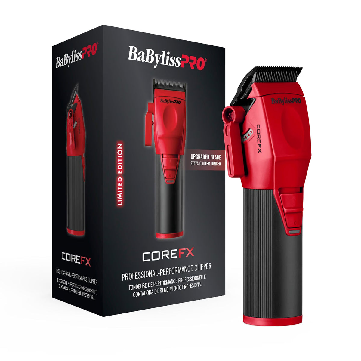BaBylissPRO COREFX Clipper (Red)