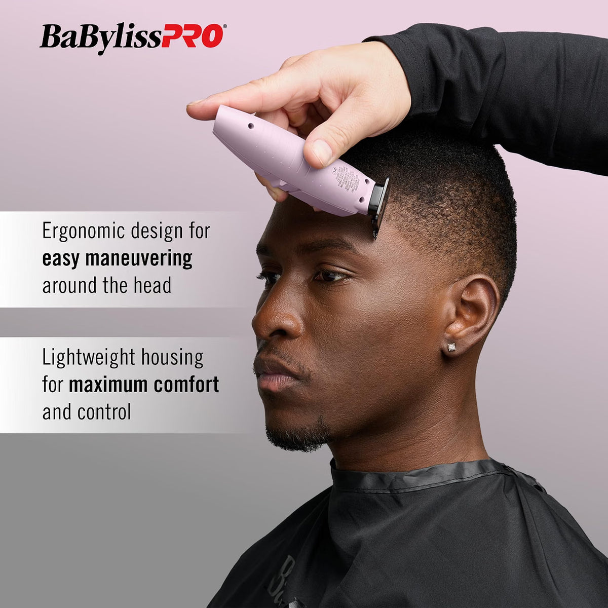 BaBylissPRO LithiumFX+ Trimmer & Double-Foil Shaver (Pink)