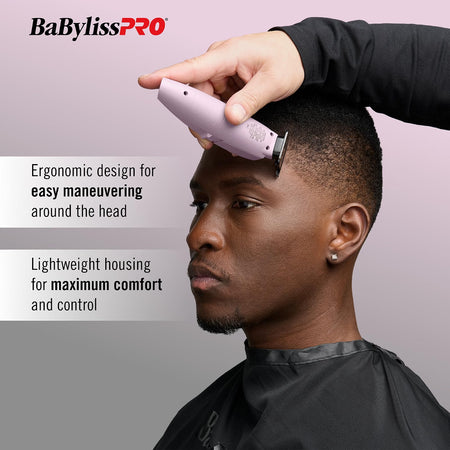 BaBylissPRO LithiumFX+ Trimmer & Double-Foil Shaver (Pink)