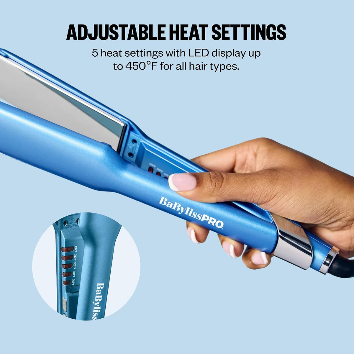 BaBylissPRO Nano Titanium 1.5" Ultra-Sleek Straightening Iron
