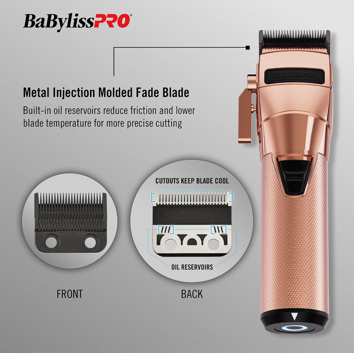 BaBylissPRO FXONE RoseFX Clipper & Trimmer Prepack (Tools Only)