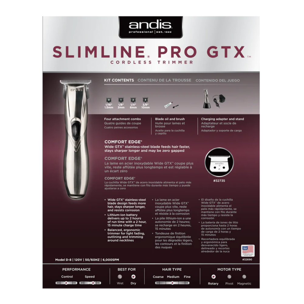 Andis Slimline Pro GTX Trimmer