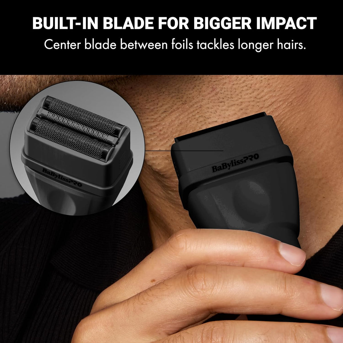 BaBylissPRO COREFX Double Foil Shaver (Black)