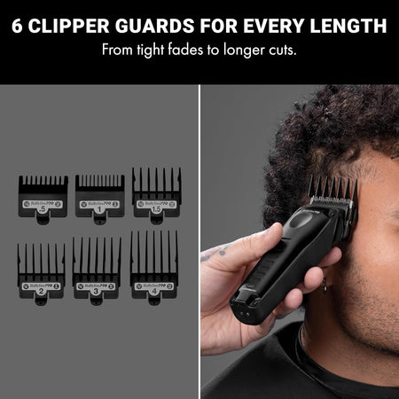 BaBylissPRO LO-PROFX Compact Clipper (Black)