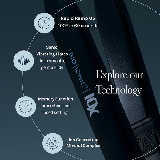 Bio Ionic 10X Styling Iron 1"