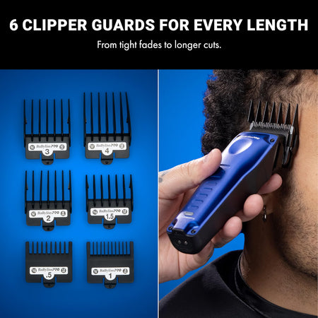 BaBylissPRO LO-PROFX Compact Series Clipper & Trimmer (Blue)
