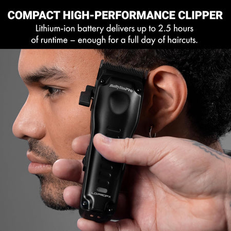 BaBylissPRO LO-PROFX Compact Clipper (Black)