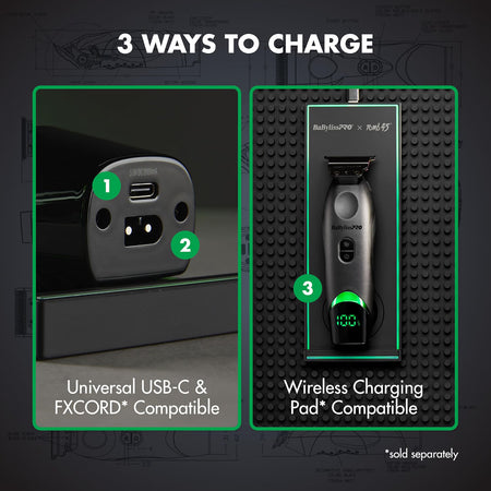 BaBylissPRO x Tomb45 Wireless Charging Trimmer