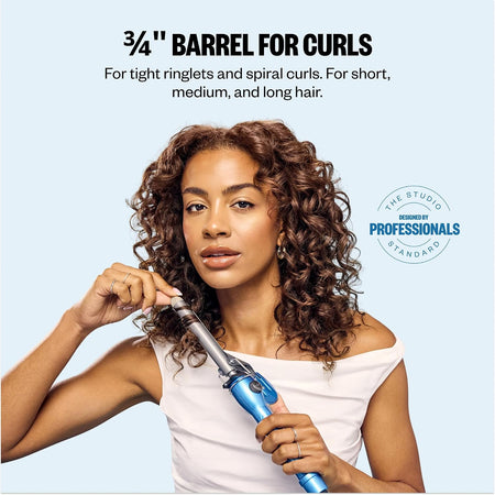 BaBylissPRO Nano Titanium 3/4" Spring Curling Iron
