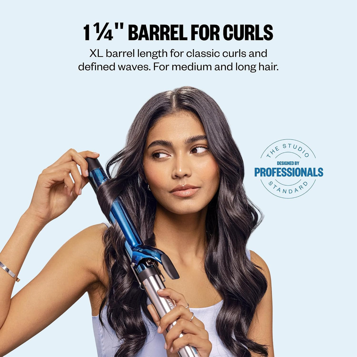 BaBylissPRO Nano Titanium 1 1/4" Extended Barrel Curling Iron