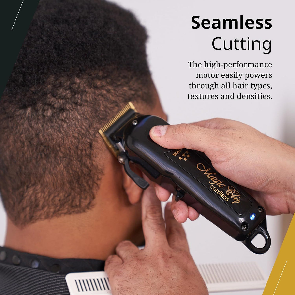 Wahl 5 Star Magic Cord/Cordless Clipper (Black)