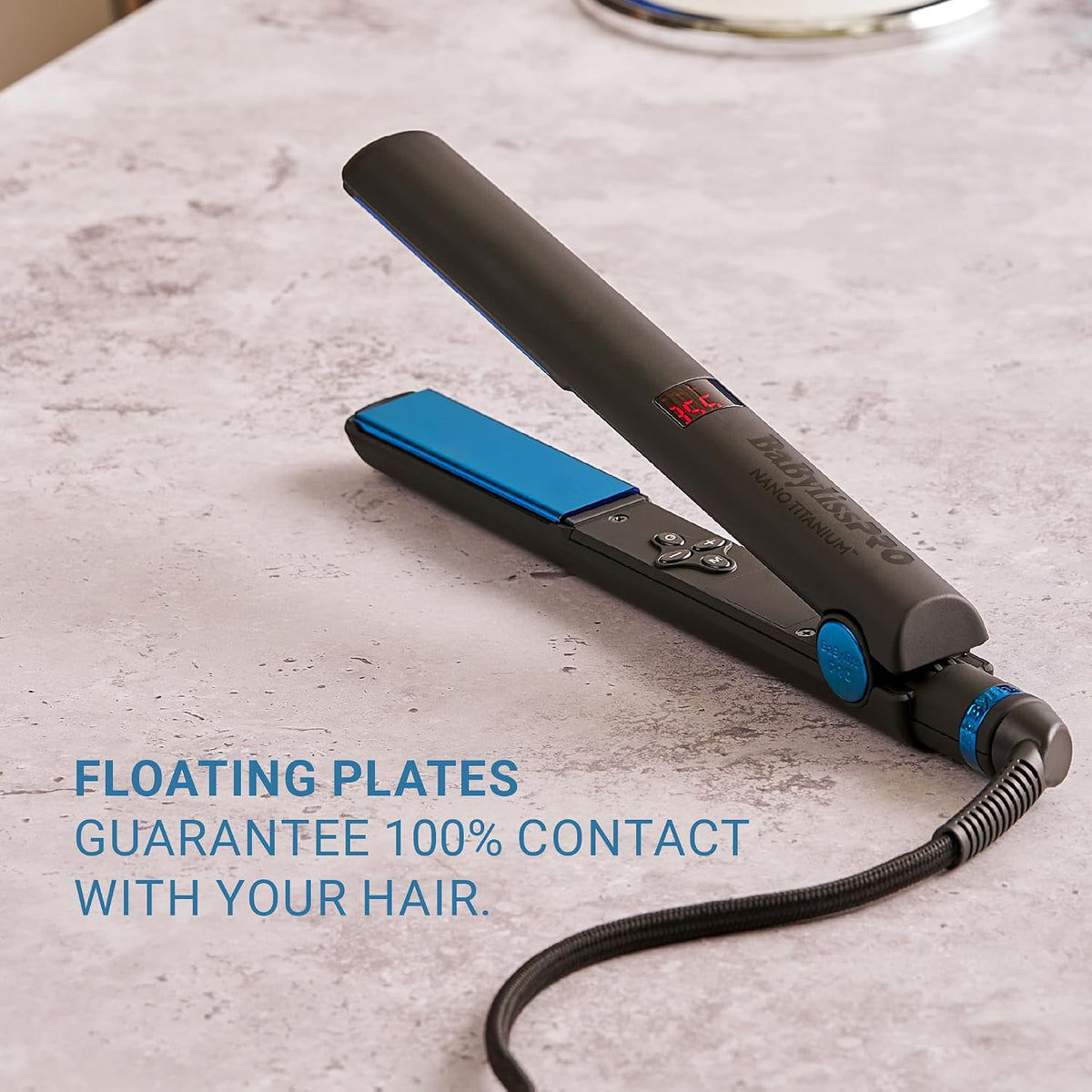 BaBylissPRO Nano Titanium 1" Digital Flat Iron