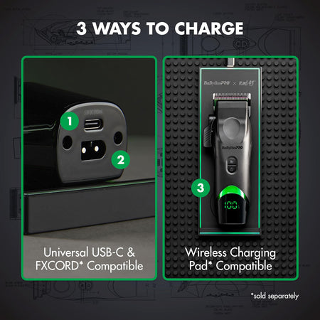 BaBylissPRO x Tomb45 Wireless-Charging Clipper