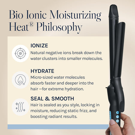 Bio Ionic Long Barrel Curling Iron 1"
