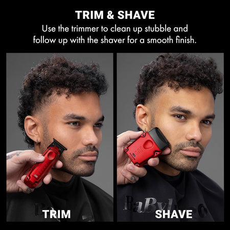 BaBylissPRO® Limited Edition LO-PROFX Compact Single-Foil Shaver (Red)