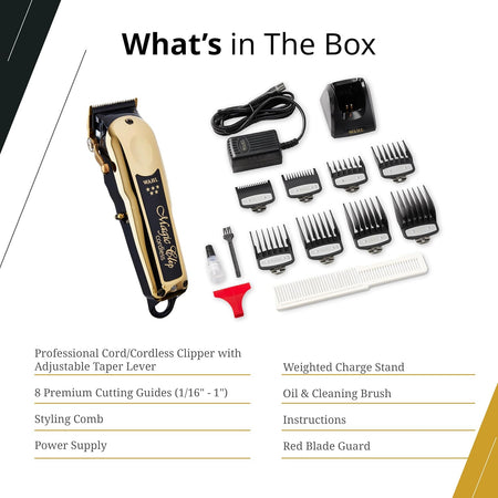 Wahl 5 Star Magic Clip Cordless Clipper (Gold)
