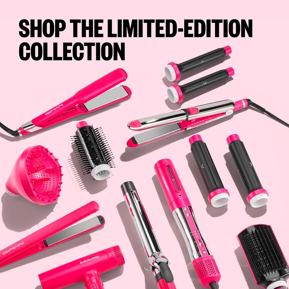 BaBylissPRO Nano Light High-Speed Ionic Dryer (Hot Pink)