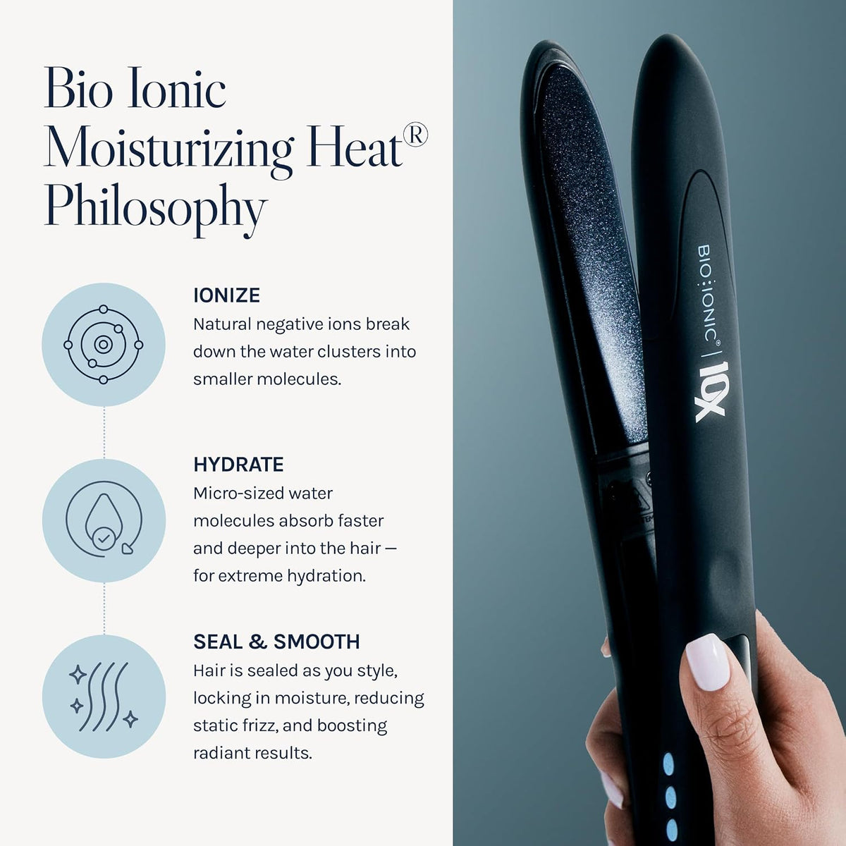 Bio Ionic 10X Styling Iron 1"