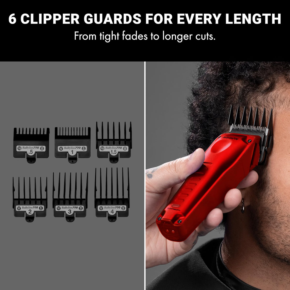 BaBylissPRO LO-PROFX Compact Clipper (Red)