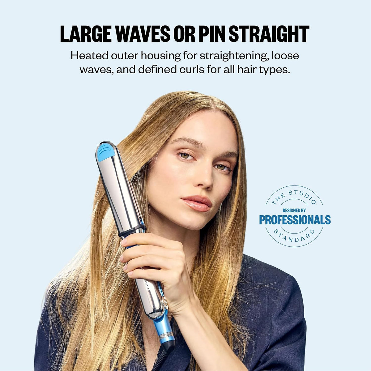 BaBylissPRO Nano Titanium 1 1/2" Prima Stainless Steel Styling Iron