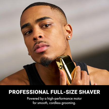 BaBylissPRO FOILFX02 Cord/Cordless Metal Double-Foil Shaver (Silver)