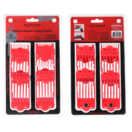 Supreme Trimmer Magnetic & Clip Guards for Clippers CMG100