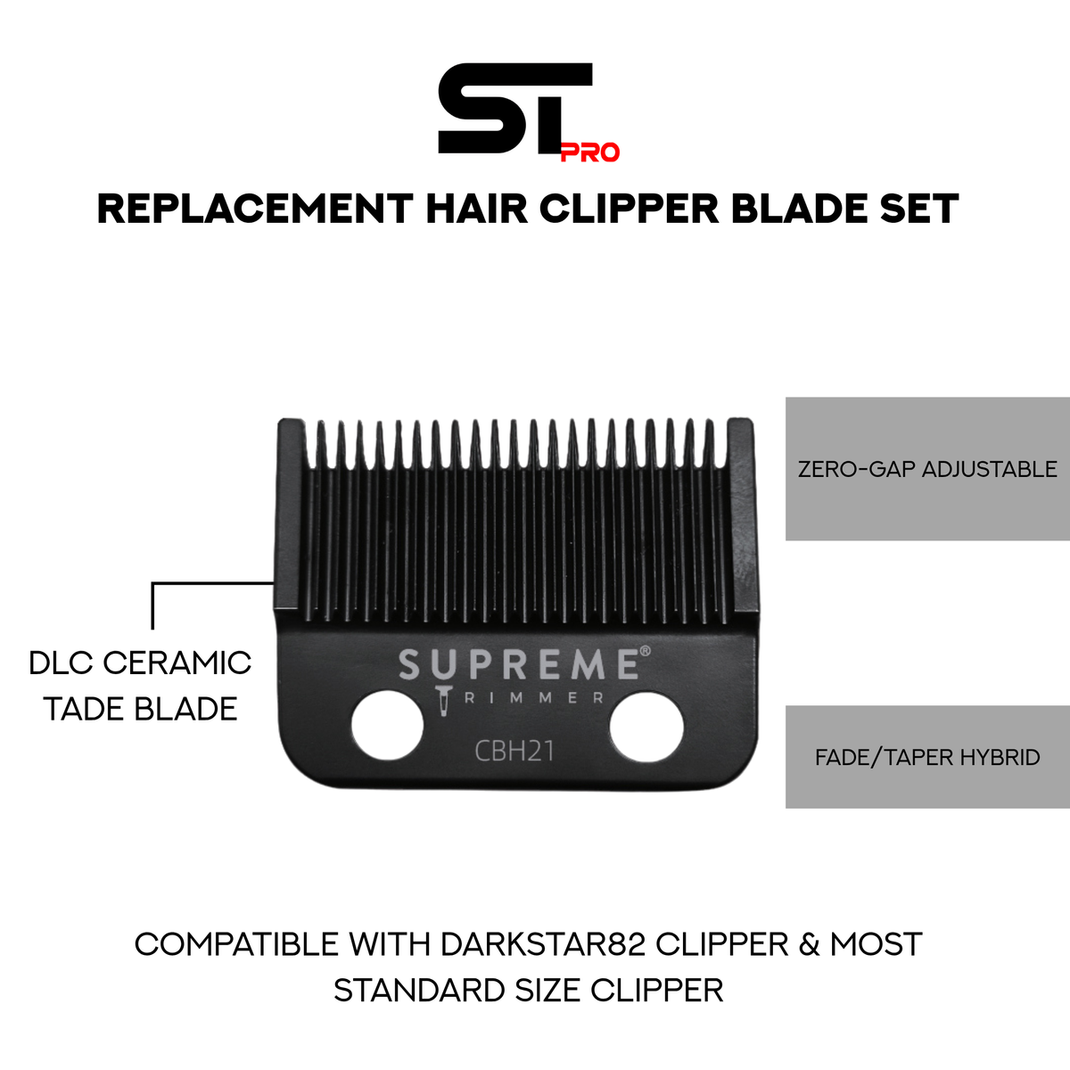 Supreme Trimmer Tade Blade for DarkStar Clipper-CBH21